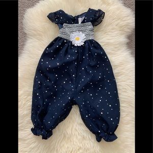Sweet Heart Rose Baby Jumpsuit Size 12M
